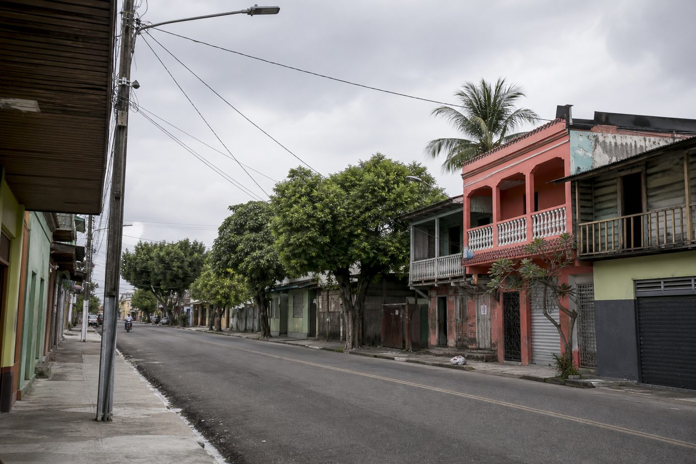 Commercial street in Manaus